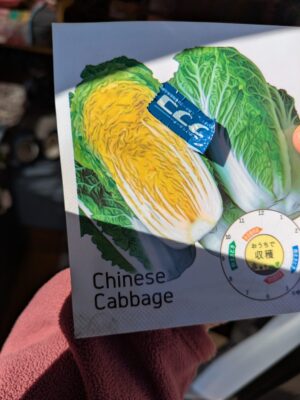 白菜の種袋　