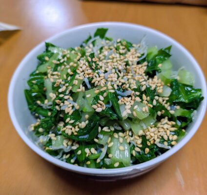 白菜の外葉を使ったふりかけ